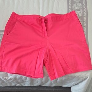 Izod Women's Vibrant Pink Bermudas